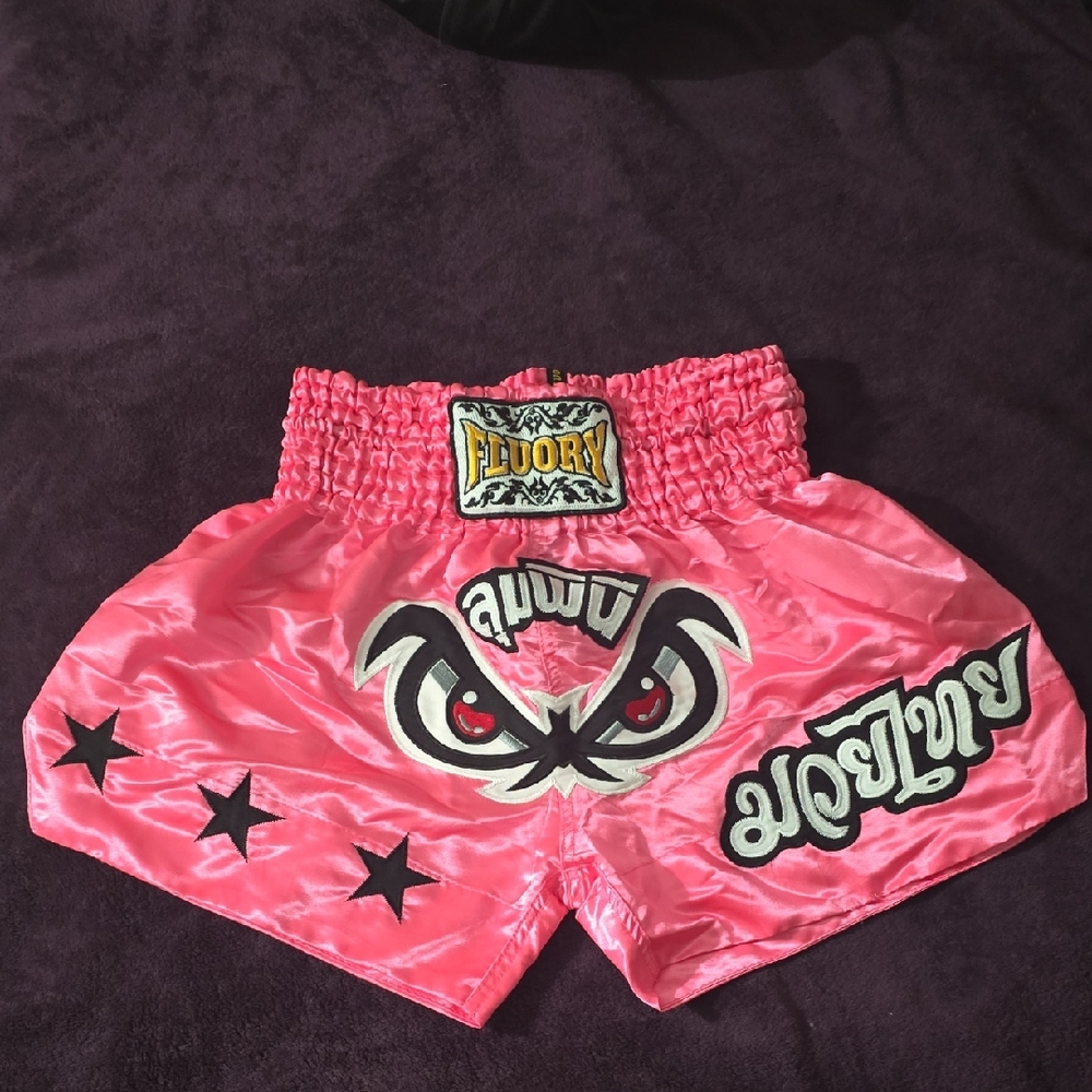 Fluory Pink Athletic Shorts